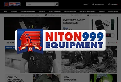 image for Niton Equipment Website with logo overtop